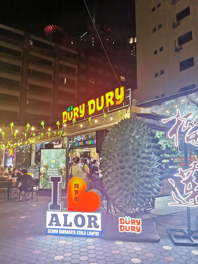 ... y compris la durian... 