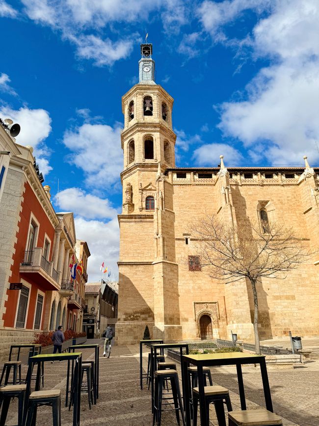 The church in the town center.