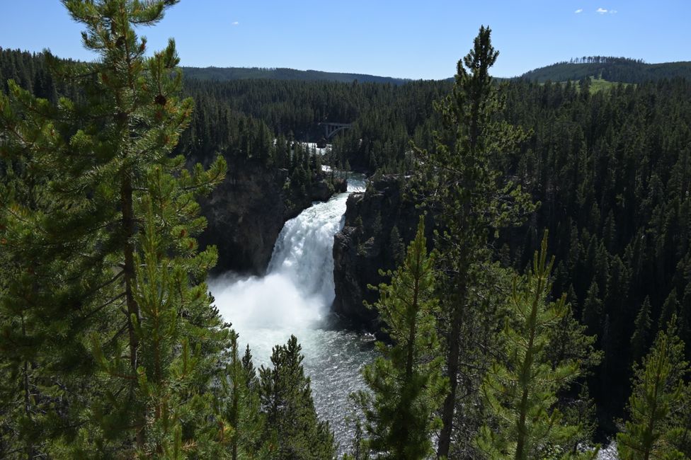 Grand Canyon de Yellowstone - Chutes Supérieures