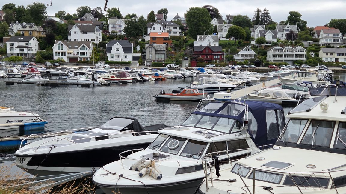 Im Stavanger gibt es mehr Boote als Autos