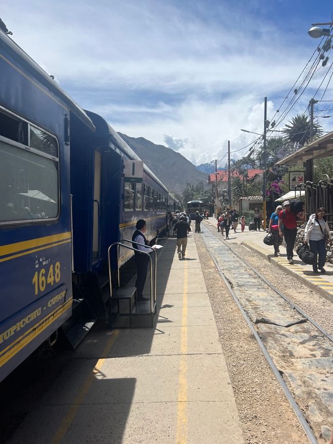 👷♂️Tag 30-2 (2.11.) Viaggio da Cusco ad Aguas Calientes ai piedi del Machu Picchu