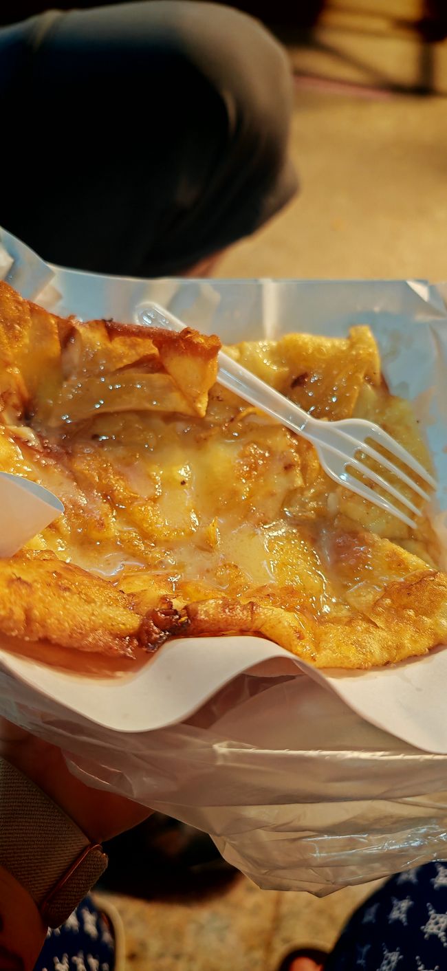 Roti mit Kokosnuss zum Abschluss