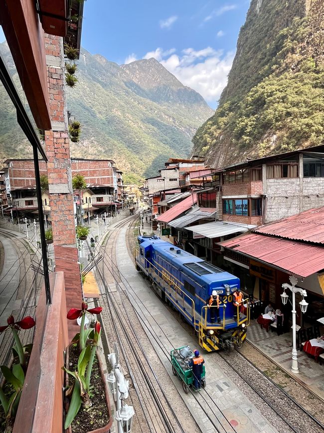 Eliminación de residuos en Aguas Calientes