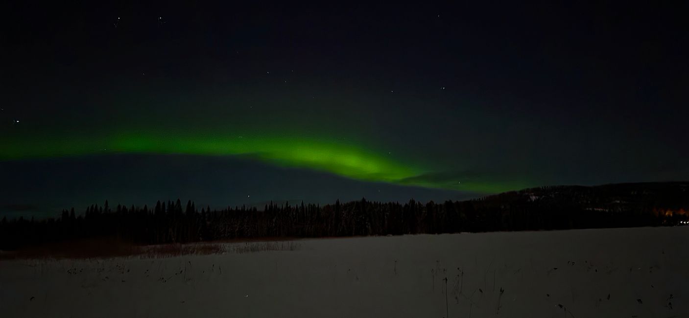 ¡Qué bonito clima, la aurora boreal!