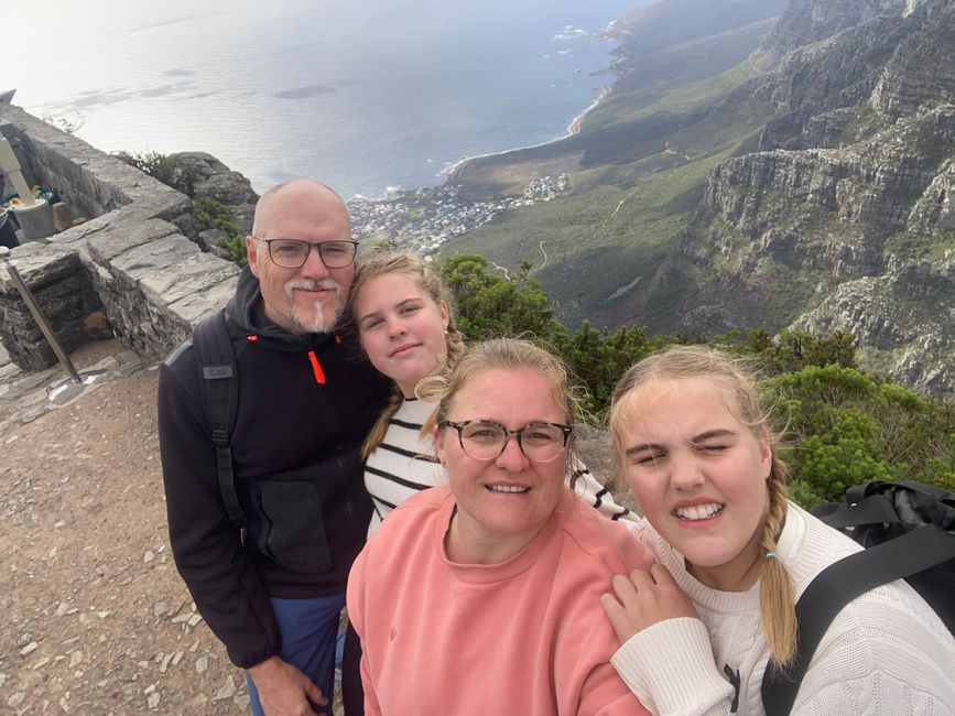 Noch kurz den Tafelberg hoch