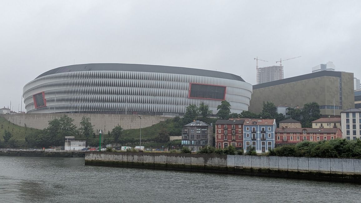 1. Etappe von Bilbao bis Getxo auf dem Camino del Norte