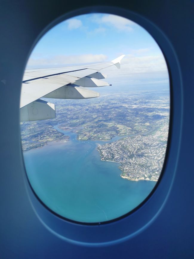 Vuelo a Tauranga