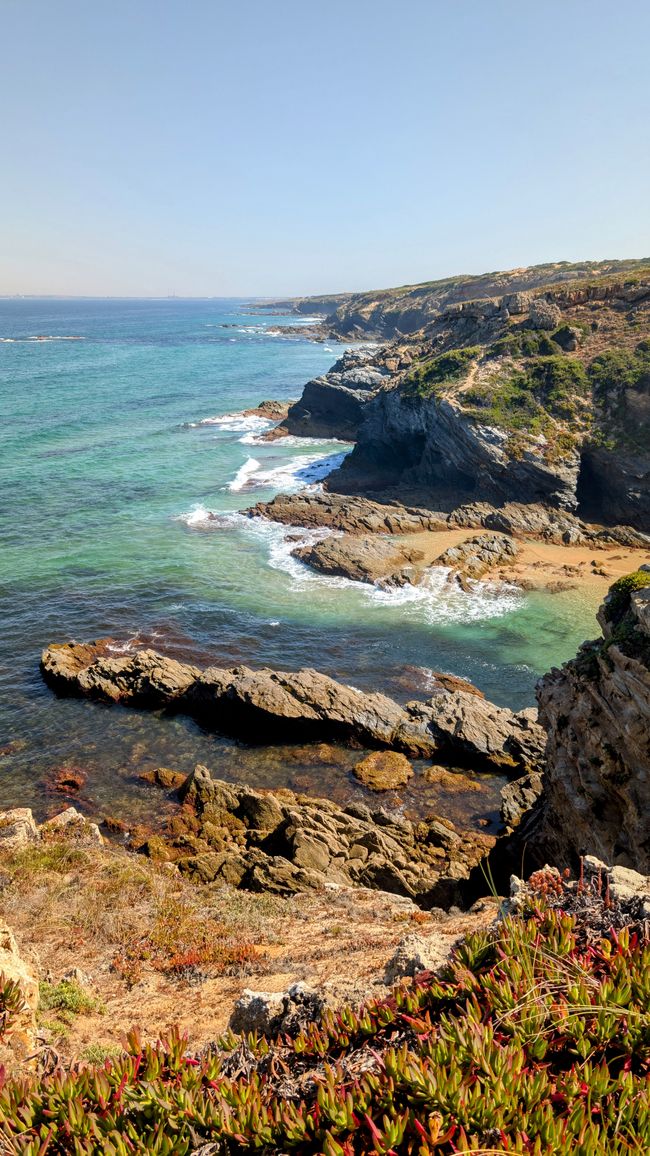 11. Étape de Villa Nova de Milfontes à Porto Covo
