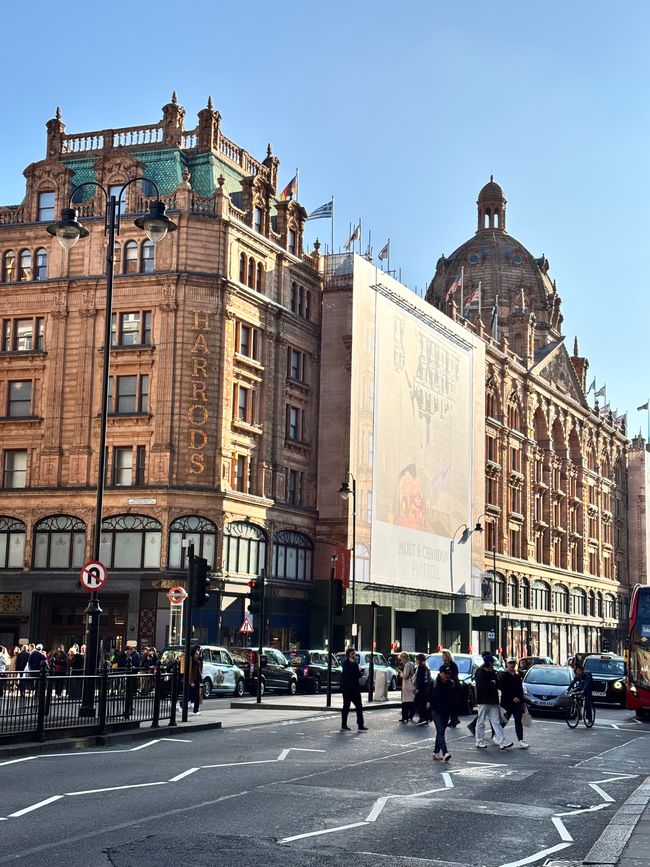 Das Harrods - das berühmte Einkaufszentrum 