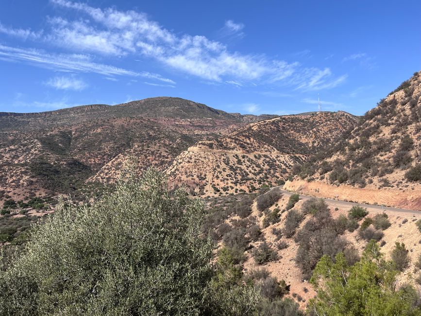 Auch mal wieder eine Traumstrecke - grün auf der Karte markiert