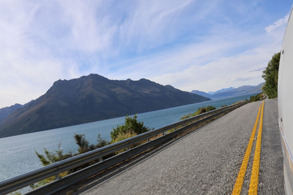 Verbindungsetappe Richtung Milford Sound