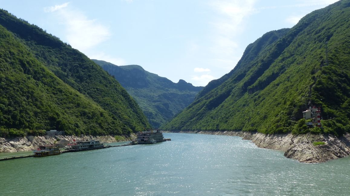 20. Mai.  Drei Schluchtenfahrt auf dem Yangtse