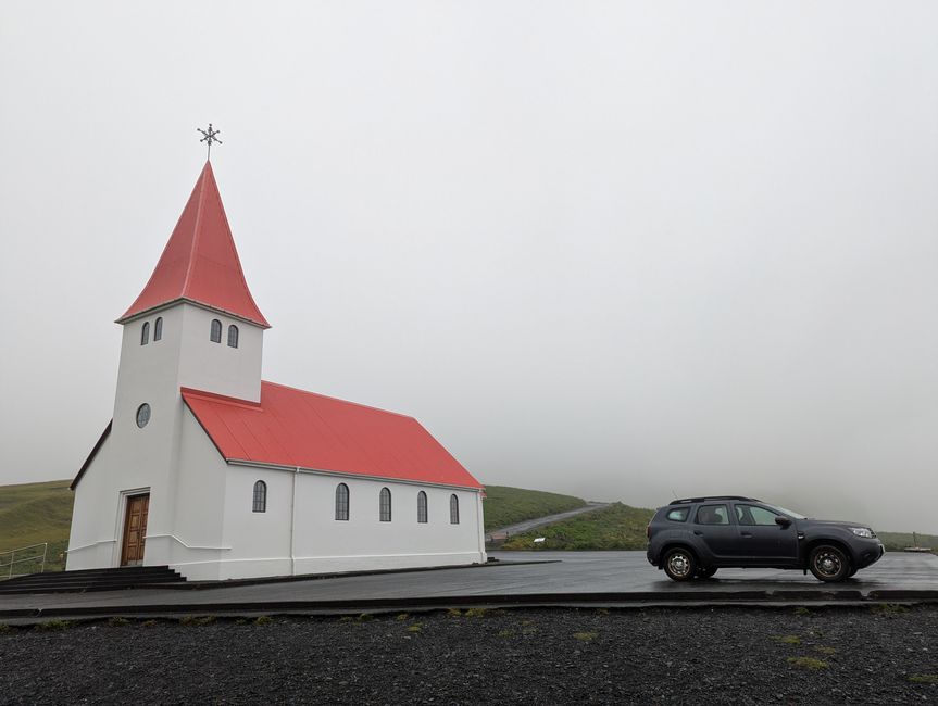 Die viel fotografierate Kirche von Vik