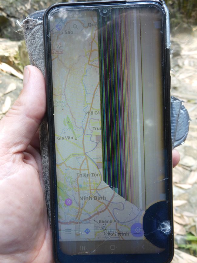 Mon téléphone est tombé : Merde...