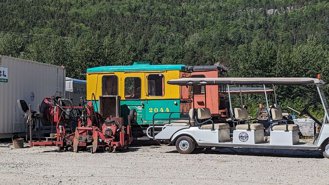 Day 23: Skagway - Haines: the big sweating in Alaska begins!