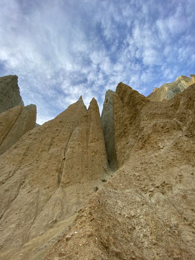Clay Cliffs Aussicht nach kleiner Kletterpartie