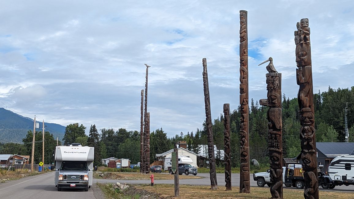 Gitanyow Totem Poles