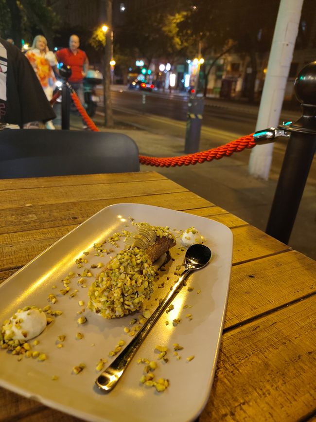 Nachtisch muss auch weg