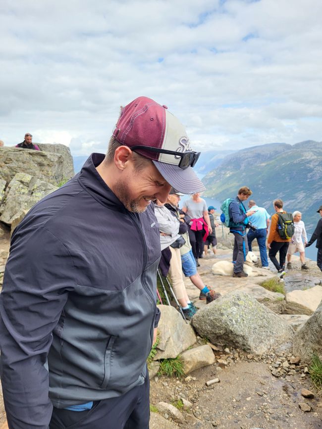 Days 5 and 6 - via Stavanger to the Preikestolen Campsite