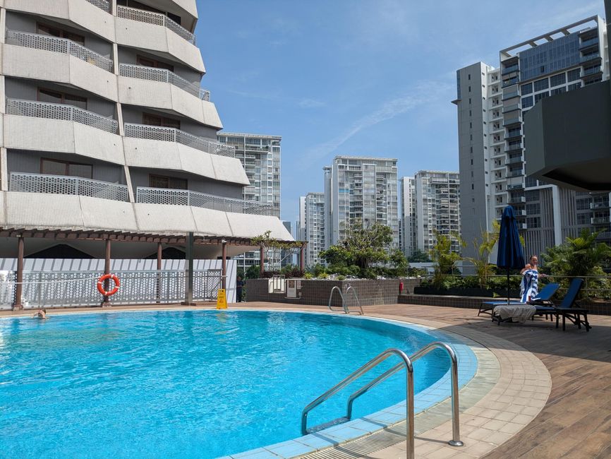 Der Pool am hotel