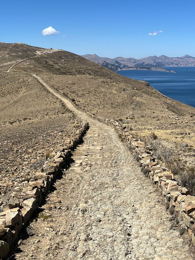 Il cammino sull'isola