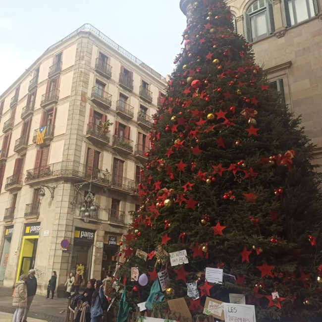 Christmas Lights 2023-2024 in Barcelona (Catalonia, Spain)