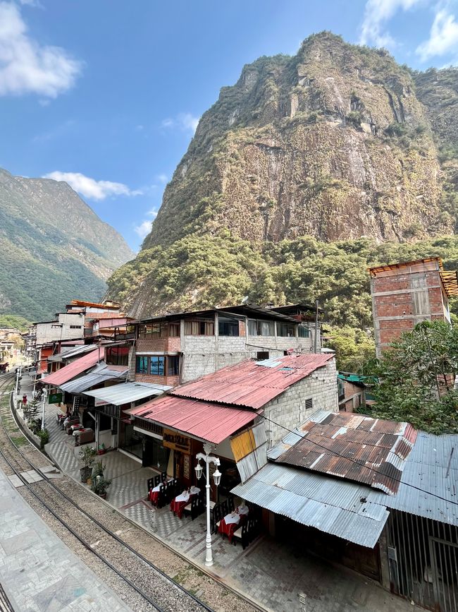 Llegada a Aguas Calientes
