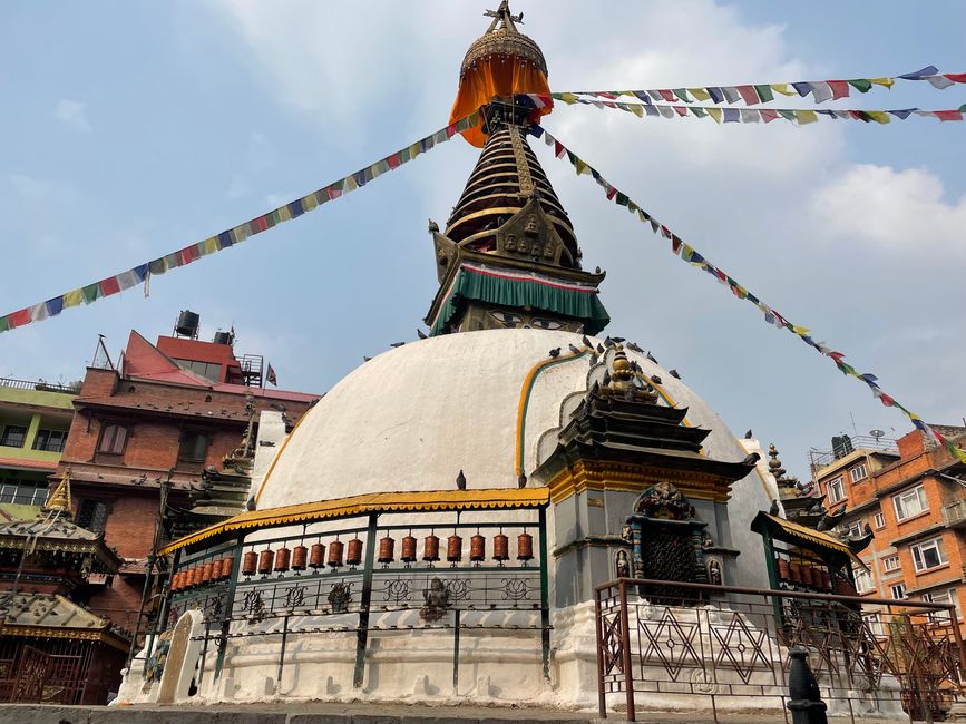 Tag 1 und 2: Eintauchen in die Hauptstadt Nepals - 17600 Schritte durch eine pulsierende Stadt
