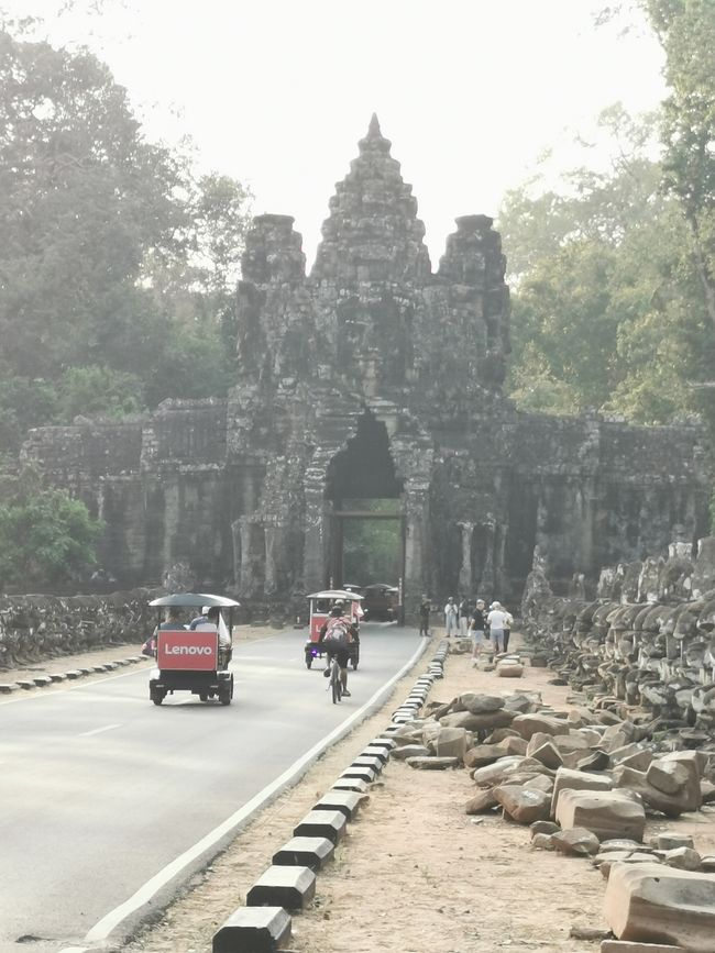 On Temple Tour in Siem Reap