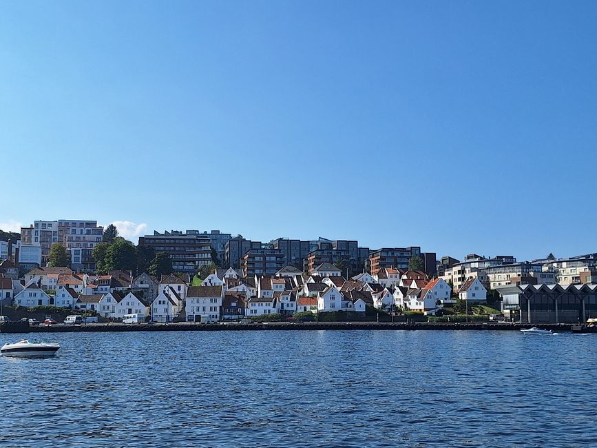 Gamle Stavanger hinter dem Hafen