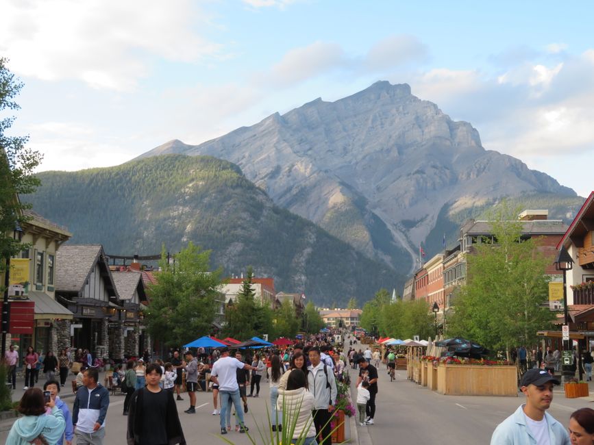 Berge und Banff