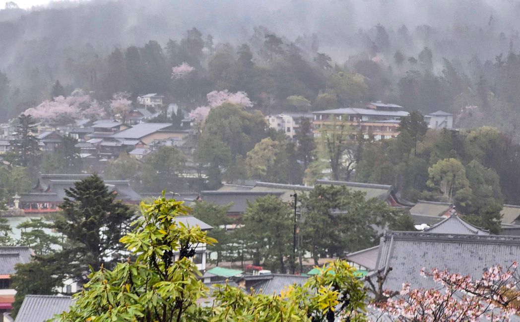Villaggio sull'isola di Miyajima