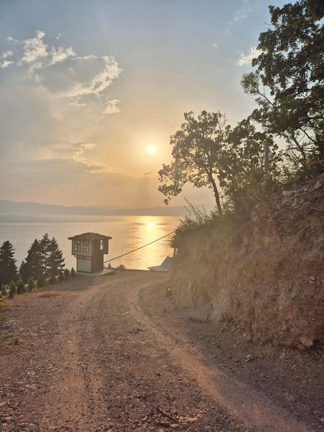 Lac d'Ohrid Macédoine du Nord