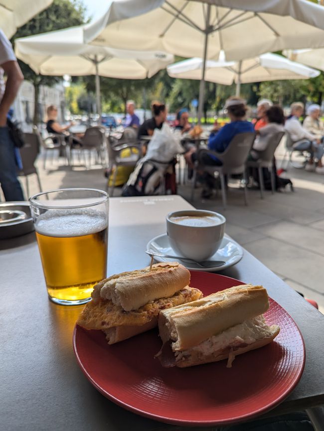 Brotzeit in Markina