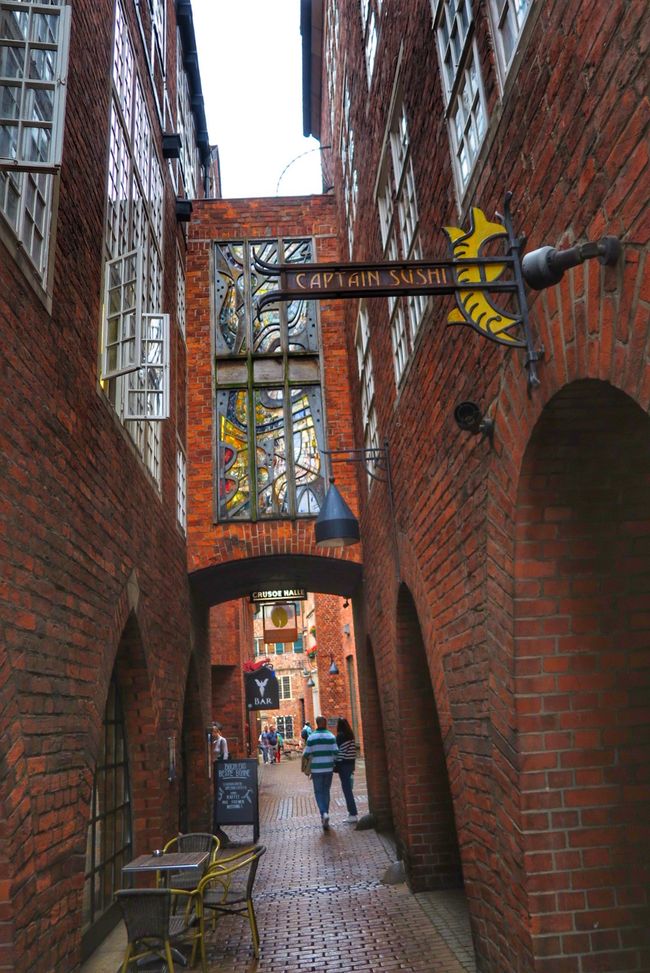 Die Böttcherstrasse.