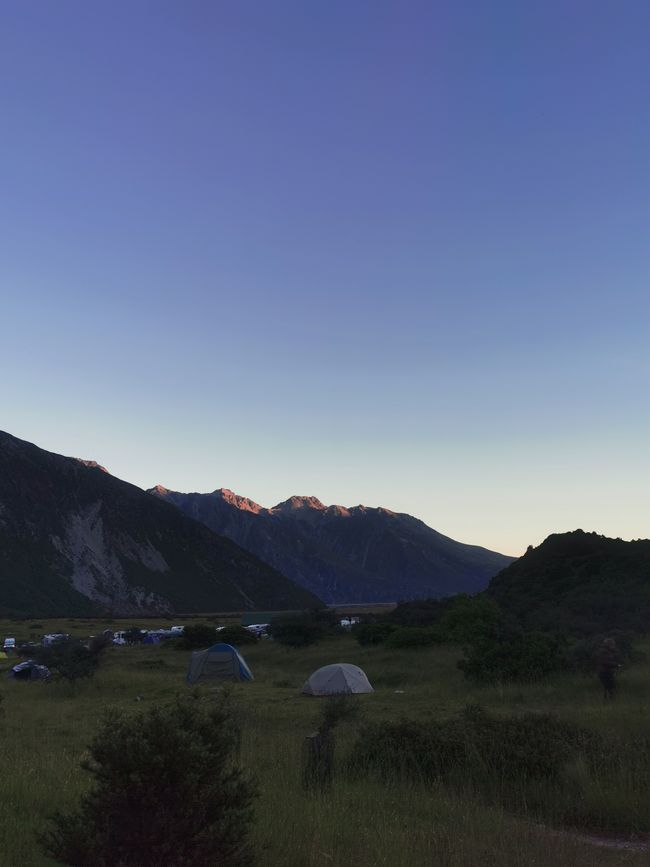 Camping am Aoraki/Mt Cook