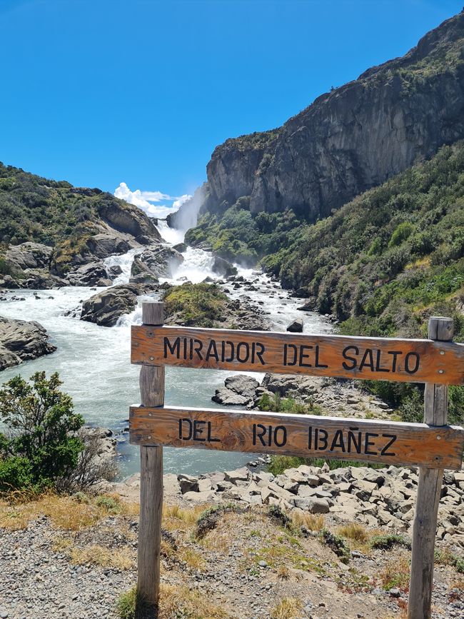 Tag 51 bis 53 chile chico und Puerto Ibanez mit seinen Wasserfällen