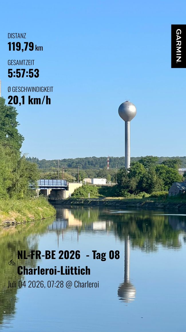 NL-FR-BE 2026 - Tag 08 Charleroi-Lüttich