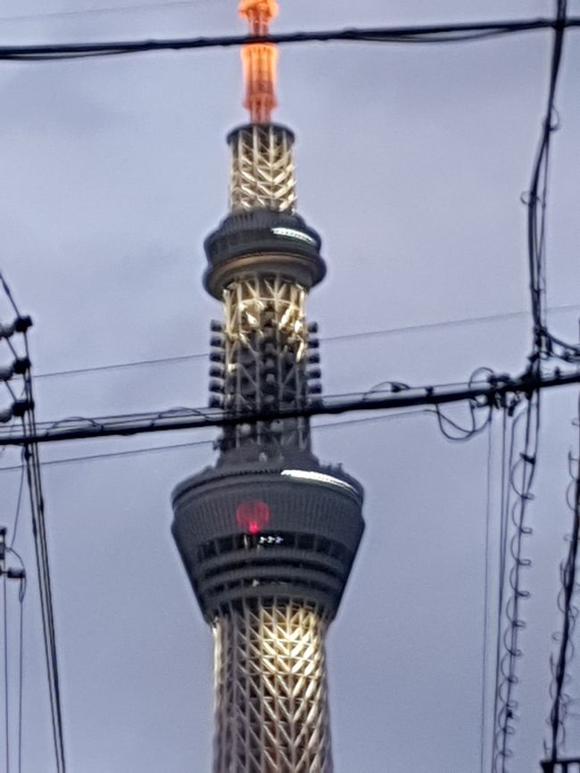 Skytree mit Feuerwerkssymbol