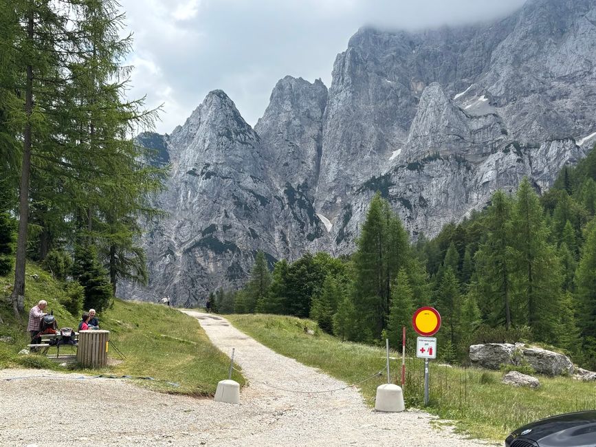 Gli scalatori di vette - siamo sul Passo Vrsic