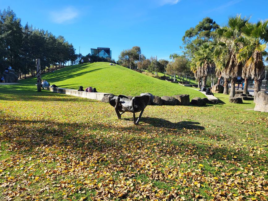 Parco con opere d'arte delle Prime Nazioni