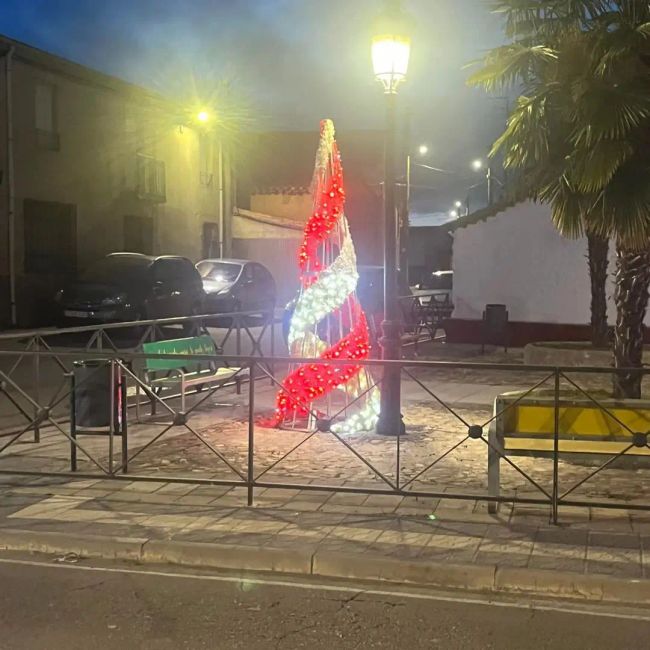 Luces de Navidad 2023-2024 de Sieteiglesias de Tormes (Salamanca)