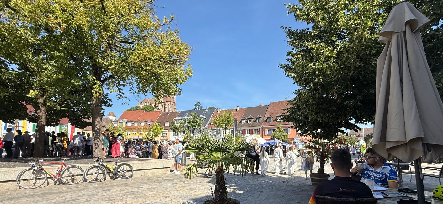 Marktplatz Breisach, Prozession