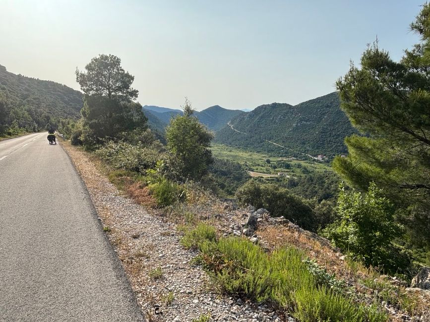 Wir sind wieder unterwegs; von Mlini nach Mljet