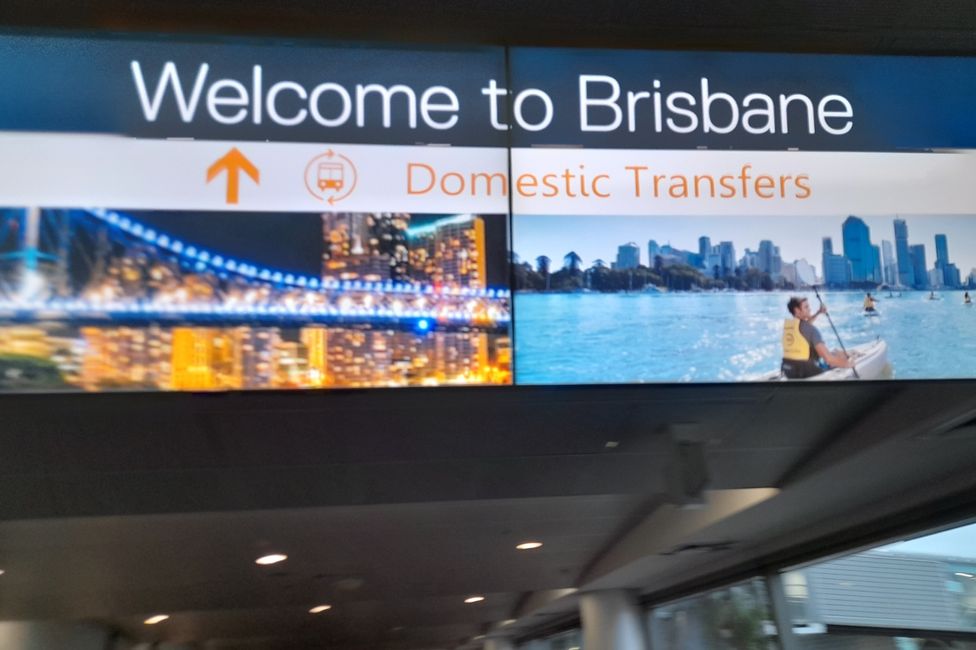 Tag 3: Ankunft Down-under und Stadtbummel in Brisbane