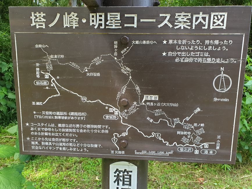 Wanderwege bis zum Bahnhof