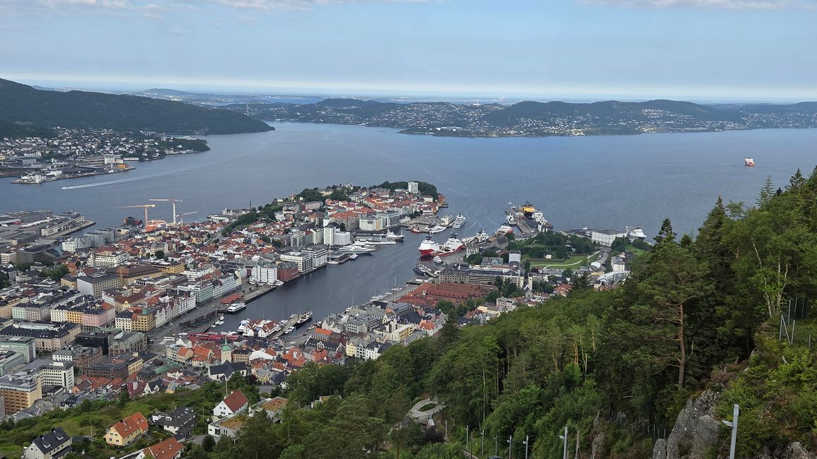 Visite à Bergen - Tour à vélo - Fitjar