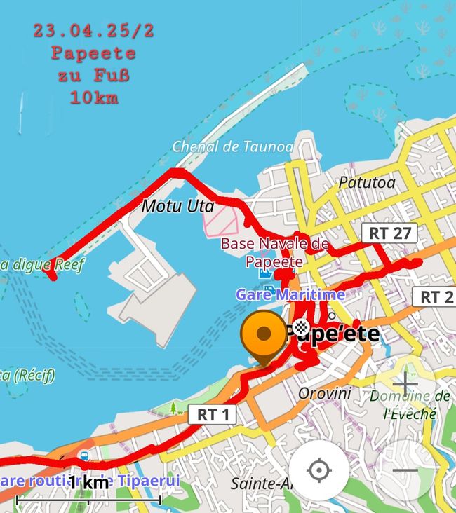 Erste Runde in Papeete