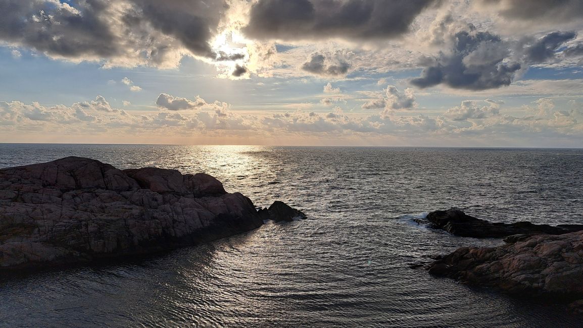 Sonnenuntergang am Lindesnes Fyr