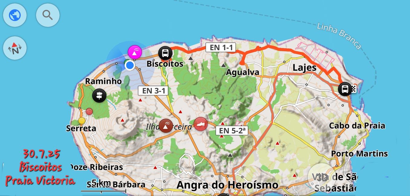 30.7.25 Biscoitos <-> Praia Victoria 